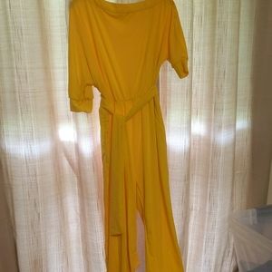 Yellow jumpsuit